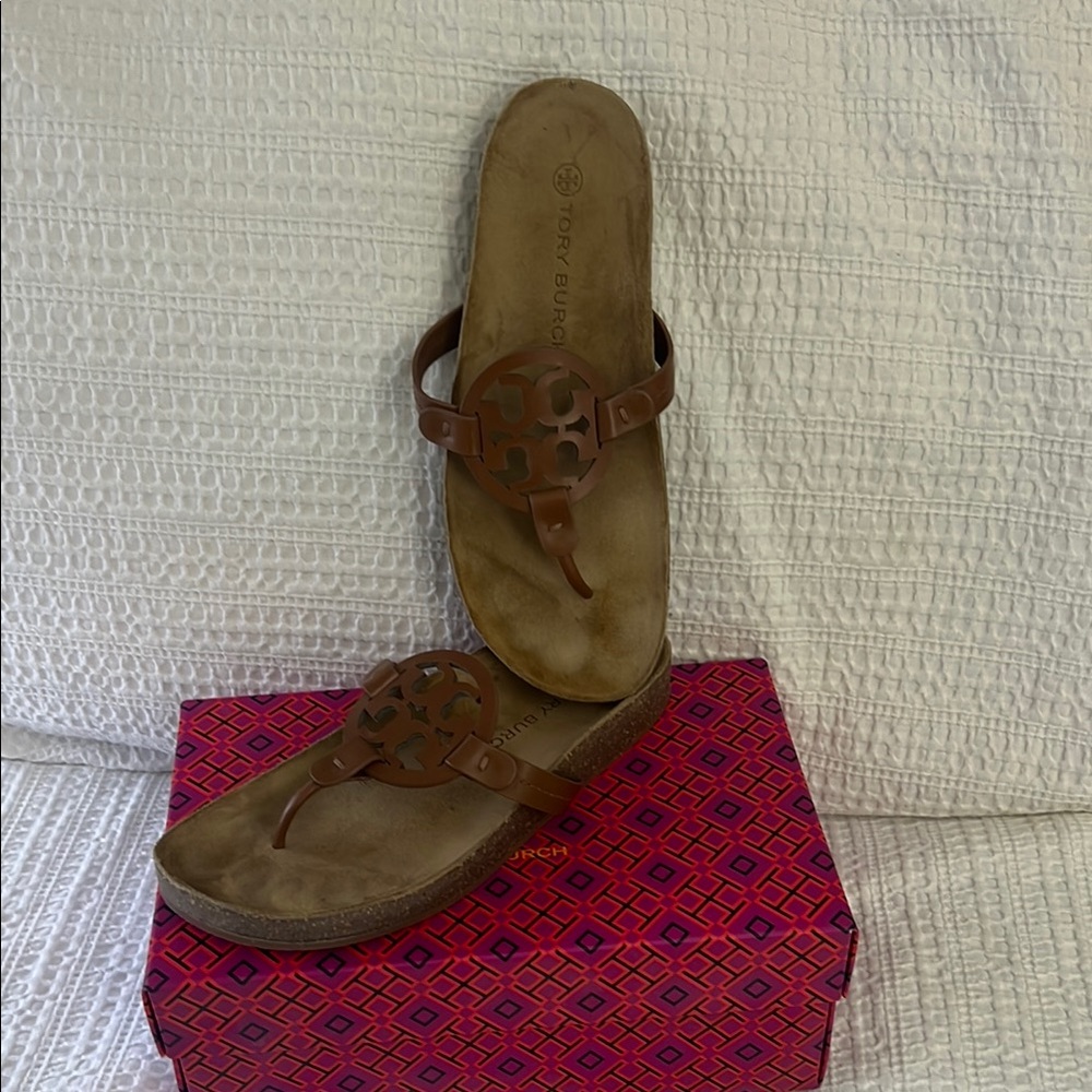 Tory Burch Miller Cloud Women's Tan Sandals